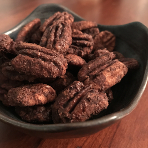 Earl Grey cocoa pecans