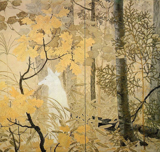 Shimomura Kanzan Fox Painting