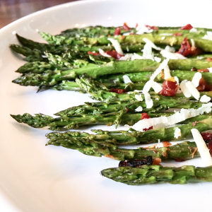 Asparagus with Sun-Dried Tomatoes