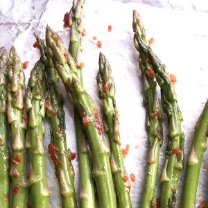 Roasted Asparagus with Sundried Tomatoes