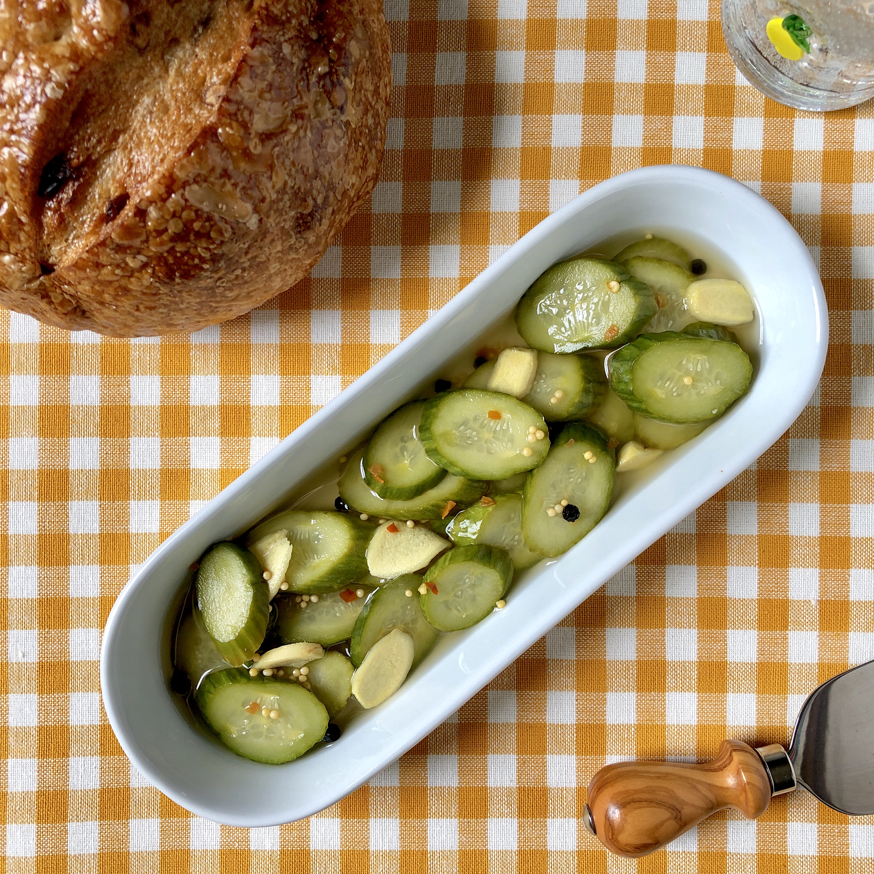 Overnight Quick Pickles with Ginger | Thirsty Radish