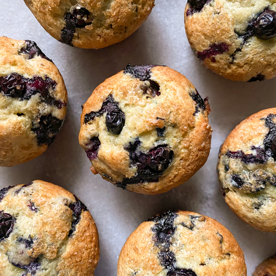 Lemon blueberry muffins