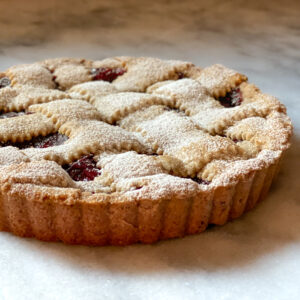 Cranberry Linzer Torte | Thirsty Radish